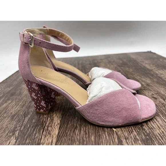 Anthropologie Christie Printed Heeled Sandals - Picture 2 of 8